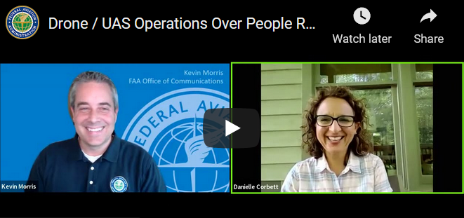 FAA Drone / UAS Operations Over People Rule webinar