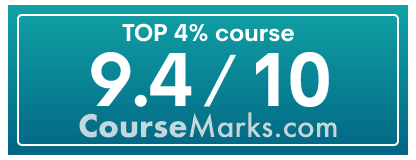 Coursemarks Rates The Drone Professor’s FAA 107 course at 9.7 out of 10